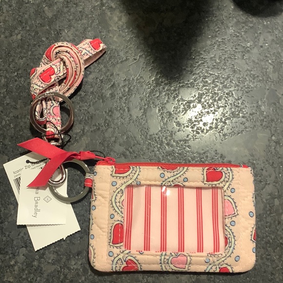 Vera Bradley, lanyard with small wallet, brand new - Picture 1 of 2